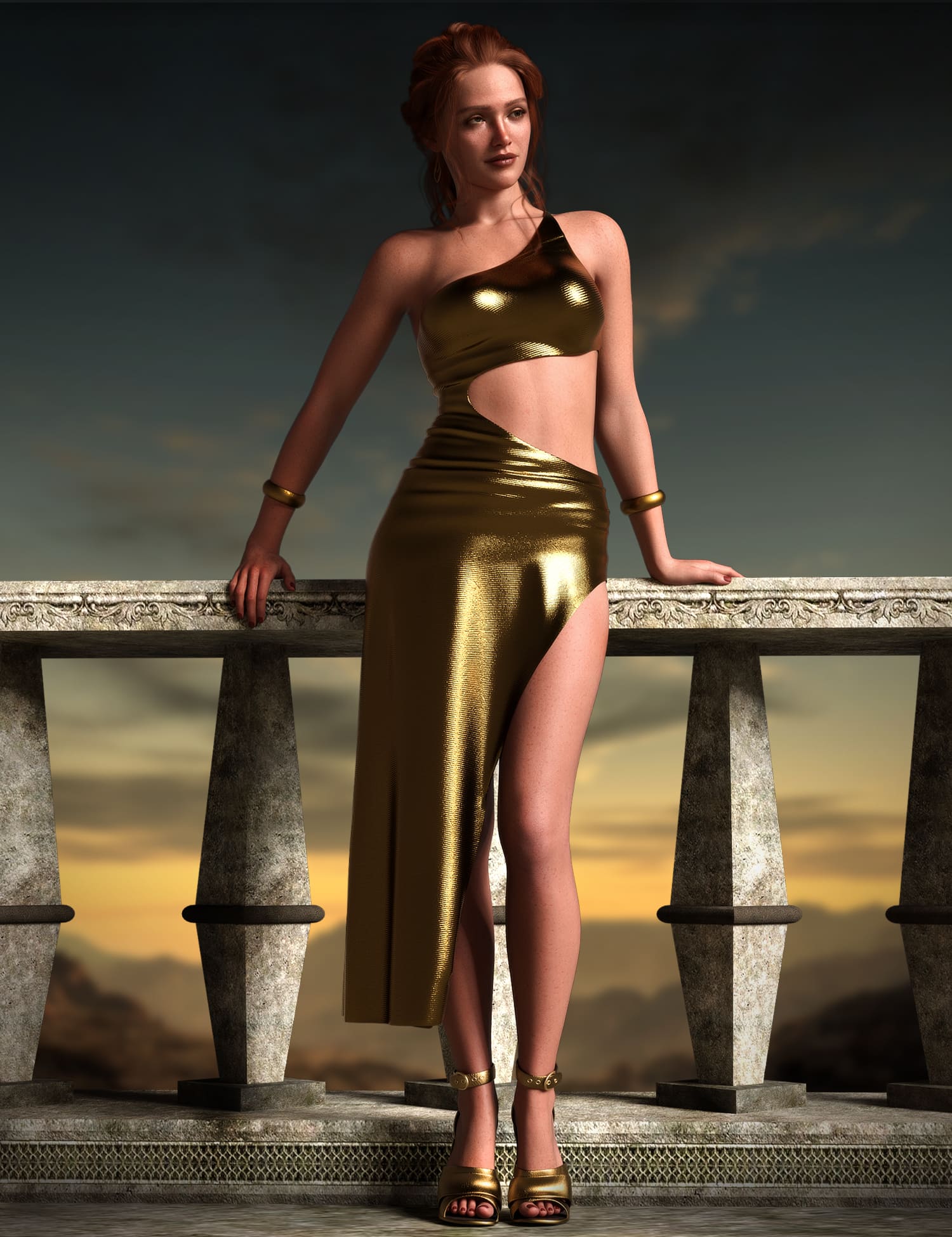 dForce Elegance Outfit Set for Genesis 9 dForce Elegance Outfit Set for Genesis 9