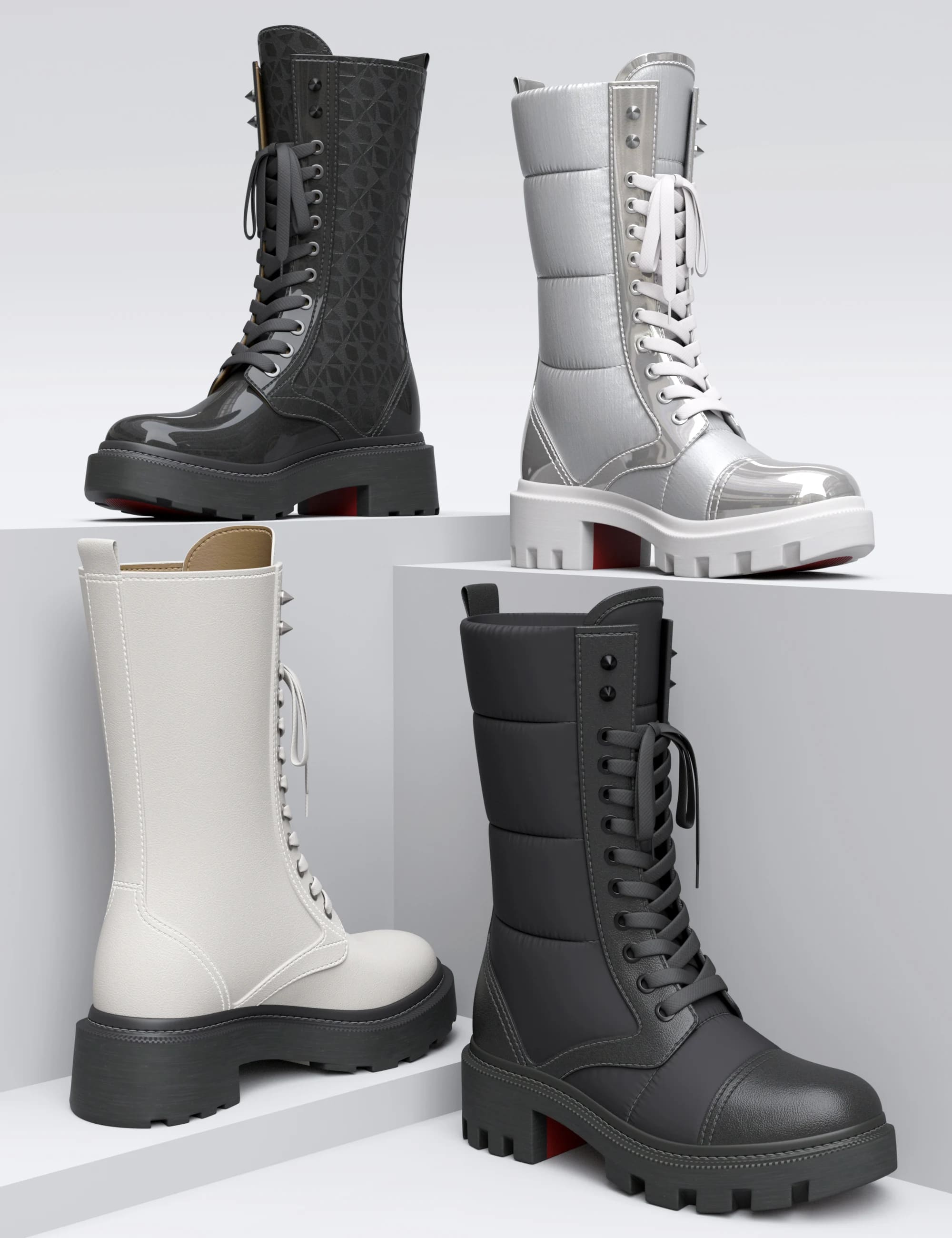 HL High Boots for Genesis 8, 8.1 Female and Genesis 9 HL High Boots for Genesis 8, 8.1 Female and Genesis 9