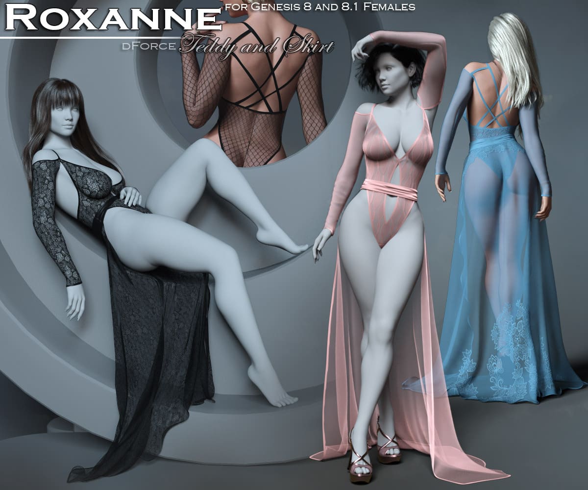 Roxanne for Genesis 8 and 8.1 Roxanne for Genesis 8 and 8.1