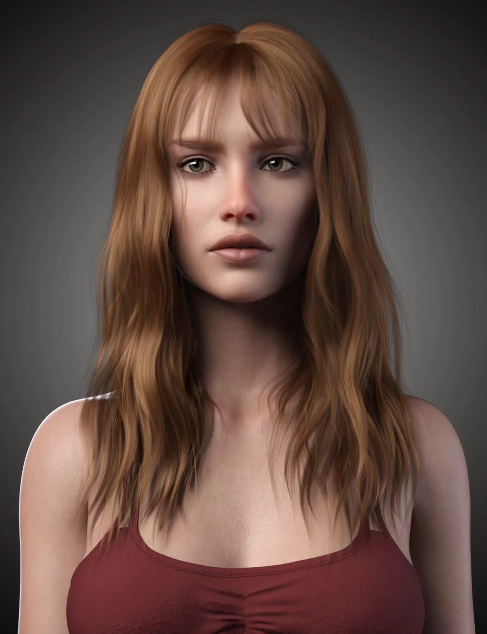 Flora Hair For Genesis 8 and 8.1 Female Flora Hair For Genesis 8 and 8.1 Female