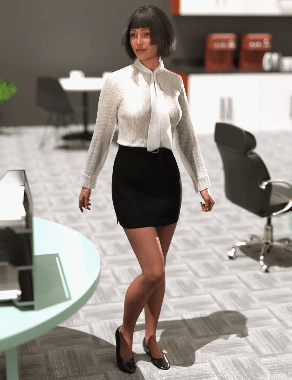 dForce Elegant Office Outfit for Genesis 9 dForce Elegant Office Outfit for Genesis 9