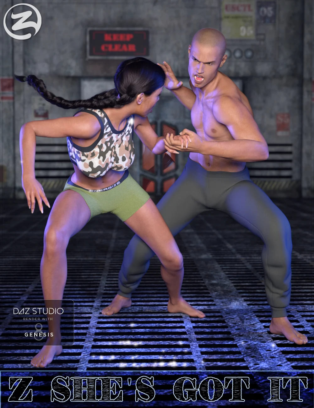 Z She’s Got It – Combat Poses for Genesis 3 & 8 Z She’s Got It – Combat Poses for Genesis 3 & 8