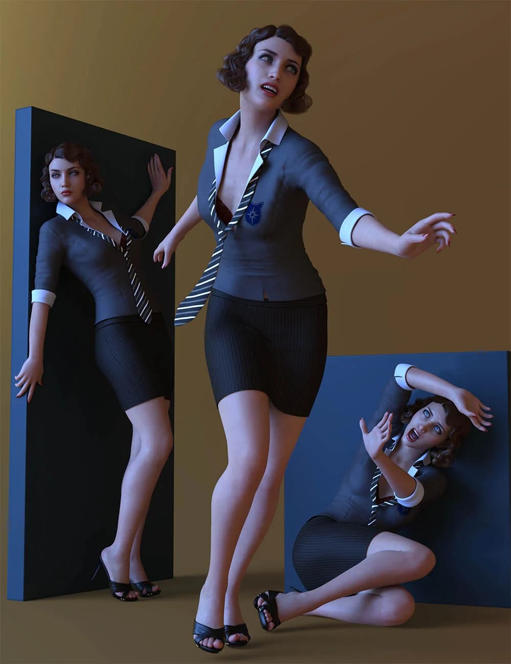 CDI Crime Cover Poses for Genesis 8.1 Female CDI Crime Cover Poses for Genesis 8.1 Female