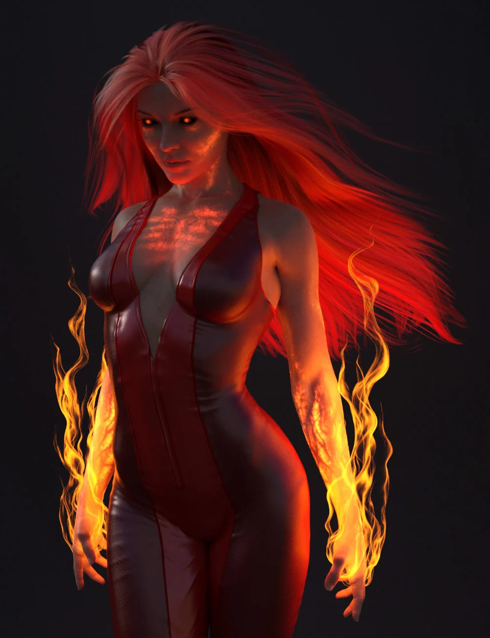 Superhero Body FX for Genesis 8 Females Superhero Body FX for Genesis 8 Females