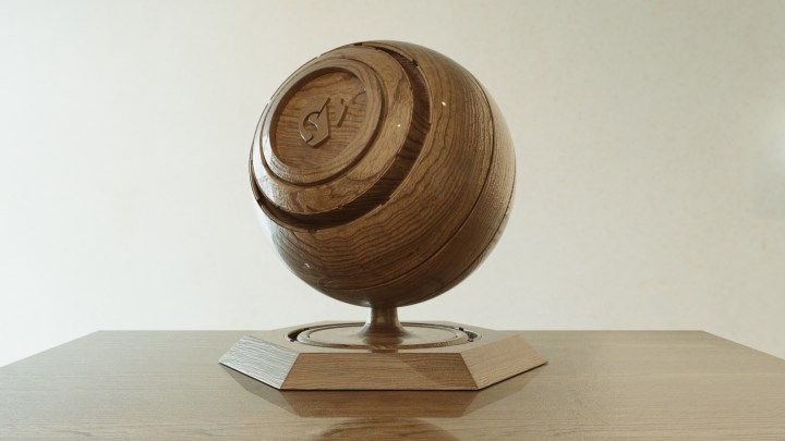 Varnished wood with V-Ray 5 Coat parameter Varnished wood with V-Ray 5 Coat parameter