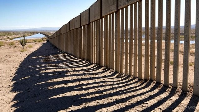 Artistic impression of the border wall in the Rio Grande Valley Sector. Artistic impression of the border wall in the Rio Grande Valley Sector.