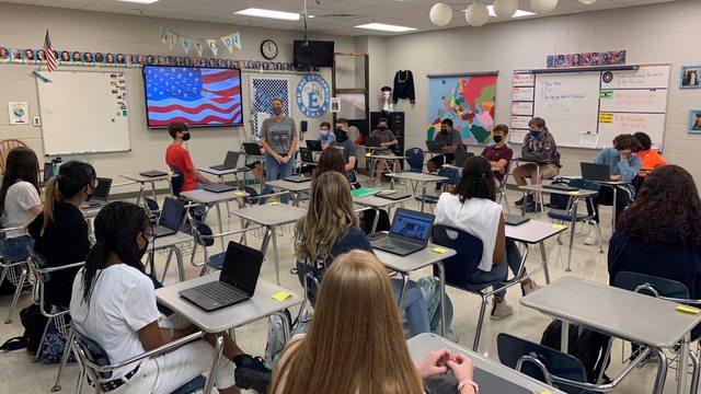 A bright classroom reflects the Trump Administration’s bold vision for state-led education reform to reverse 2024 NAEP score declines. A bright classroom reflects the Trump Administration’s bold vision for state-led education reform to reverse 2024 NAEP score declines.
