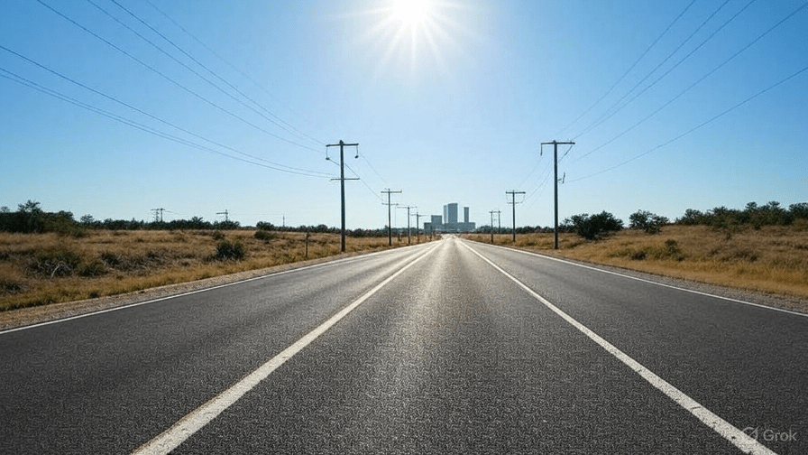 Artistic impression of powerlines shimmer under the blistering heat of a scorching summer day. Artistic impression of powerlines shimmer under the blistering heat of a scorching summer day.