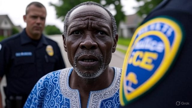 Artistic impression of the Rwandan immigrant. Artistic impression of the Rwandan immigrant.