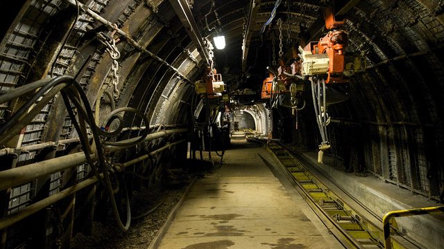 A dimly lit mine tunnel. (File Photo) A dimly lit mine tunnel. (File Photo)