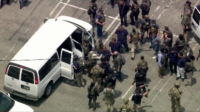 ICE arrested 44 illegal criminal aliens in Los Angeles. ICE arrested 44 illegal criminal aliens in Los Angeles.