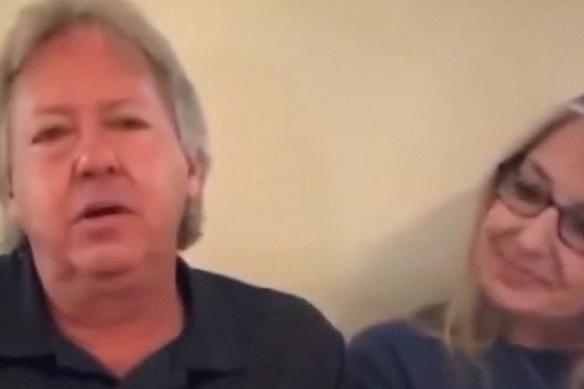 Gary Edwards and his wife. Gary Edwards and his wife.