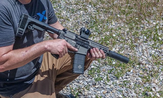A short-barreled rifle (SBR) with a suppressor, at the center of a landmark lawsuit by GOA and FPC to end the NFA registry. (Coldboremiracle) A short-barreled rifle (SBR) with a suppressor, at the center of a landmark lawsuit by GOA and FPC to end the NFA registry. (Coldboremiracle)