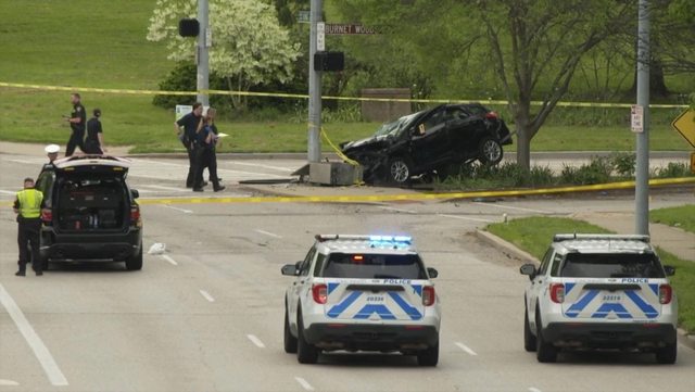 Investigators at the scene where the county deputy was struck and killed. Photo Credit: AP. Investigators at the scene where the county deputy was struck and killed. Photo Credit: AP.