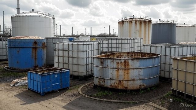 Artistic impression of waste water storage gone wrong. Artistic impression of waste water storage gone wrong.