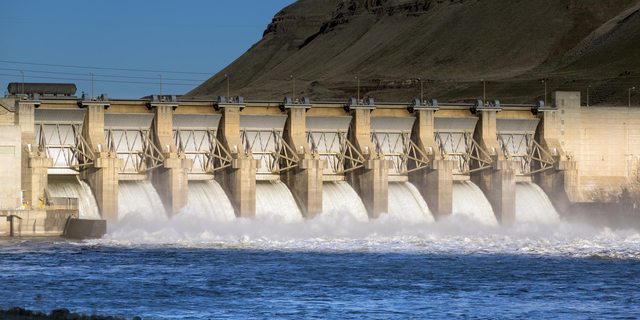 Lower Snake River Dam: Powering 2.5 million homes with reliable, affordable hydropower. Lower Snake River Dam: Powering 2.5 million homes with reliable, affordable hydropower.
