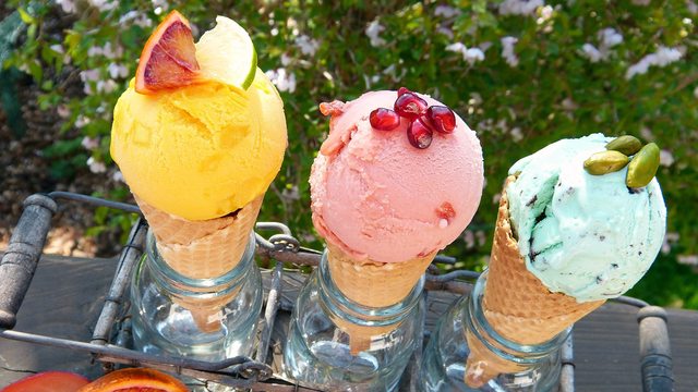 Vibrant ice cream cones, soon free of artificial dyes, align with the dairy industry’s 2028 health-focused pledge. Vibrant ice cream cones, soon free of artificial dyes, align with the dairy industry’s 2028 health-focused pledge.