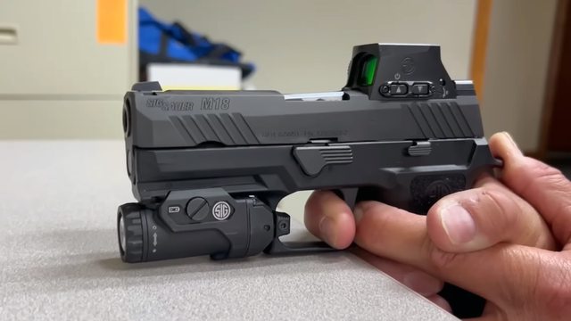 FBI's test reveals Sig Sauer M18's striker safety lock failure during dry-fire manipulation, raising serious concerns about uncommanded discharges. FBI's test reveals Sig Sauer M18's striker safety lock failure during dry-fire manipulation, raising serious concerns about uncommanded discharges.