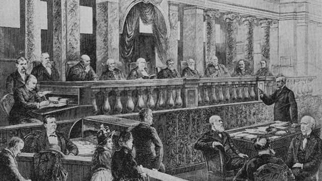 The U.S. Supreme Court during Chief Justice Morrison R. Waite’s Tenure (1888) The U.S. Supreme Court during Chief Justice Morrison R. Waite’s Tenure (1888)