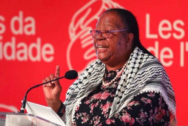 Former South African Foreign Minister Naledi Pandor, a key figure in the ICJ case against Israel, could face U.S. sanctions under a new bill targeting anti-Israel stances. Former South African Foreign Minister Naledi Pandor, a key figure in the ICJ case against Israel, could face U.S. sanctions under a new bill targeting anti-Israel stances.