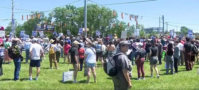 Nashville groups, including the Party for Socialism and Liberation and Black Alliance for Peace, protested local ICE actions. Nashville groups, including the Party for Socialism and Liberation and Black Alliance for Peace, protested local ICE actions.