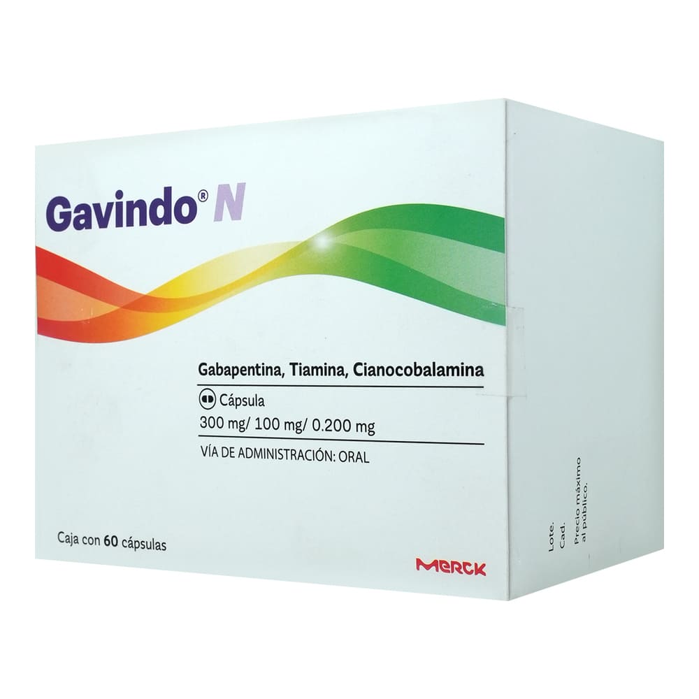 GAVINDO N 300/100/0.200MG 60 CAPS