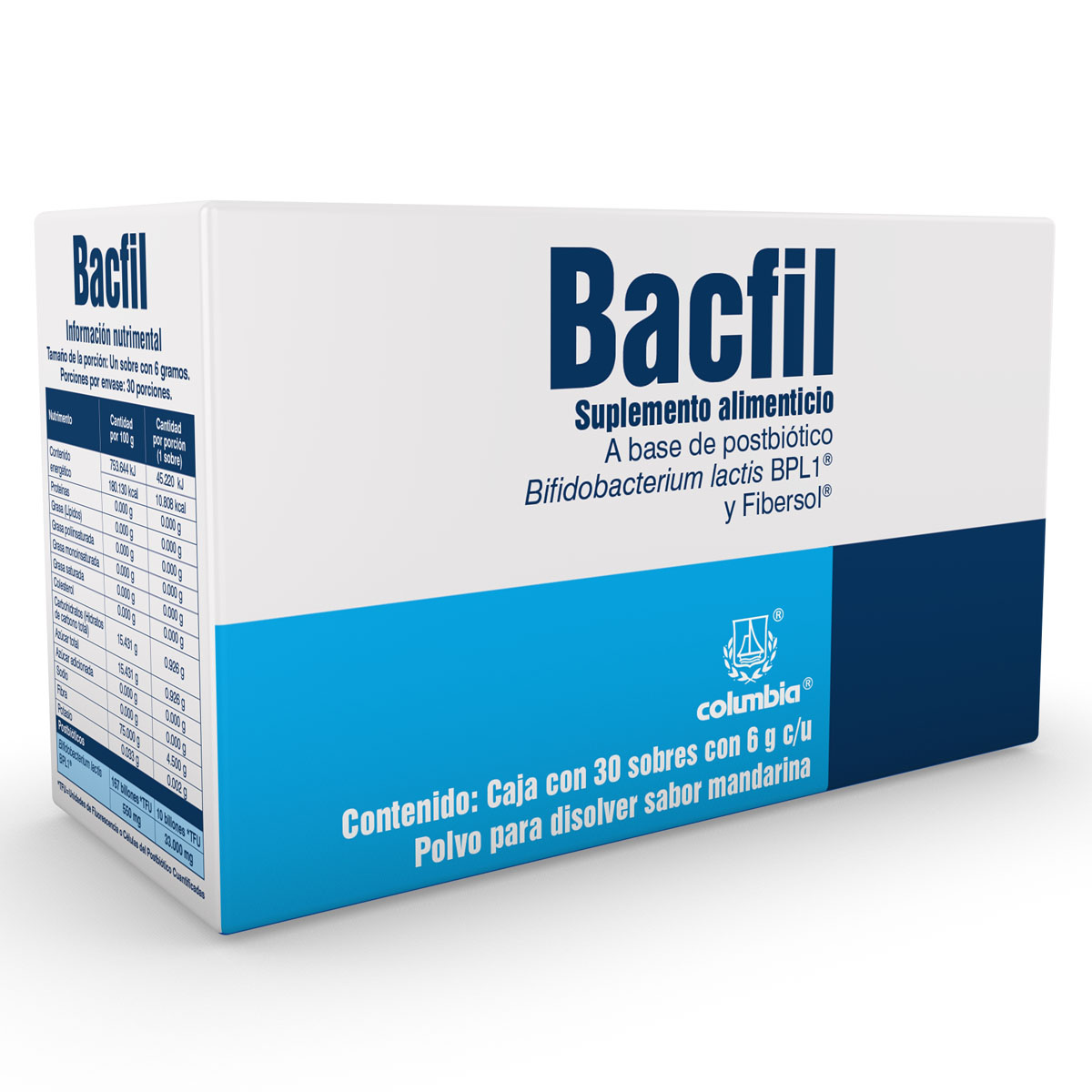 BACFIL SUP ALIM MDNA 30SB 6G PVO
