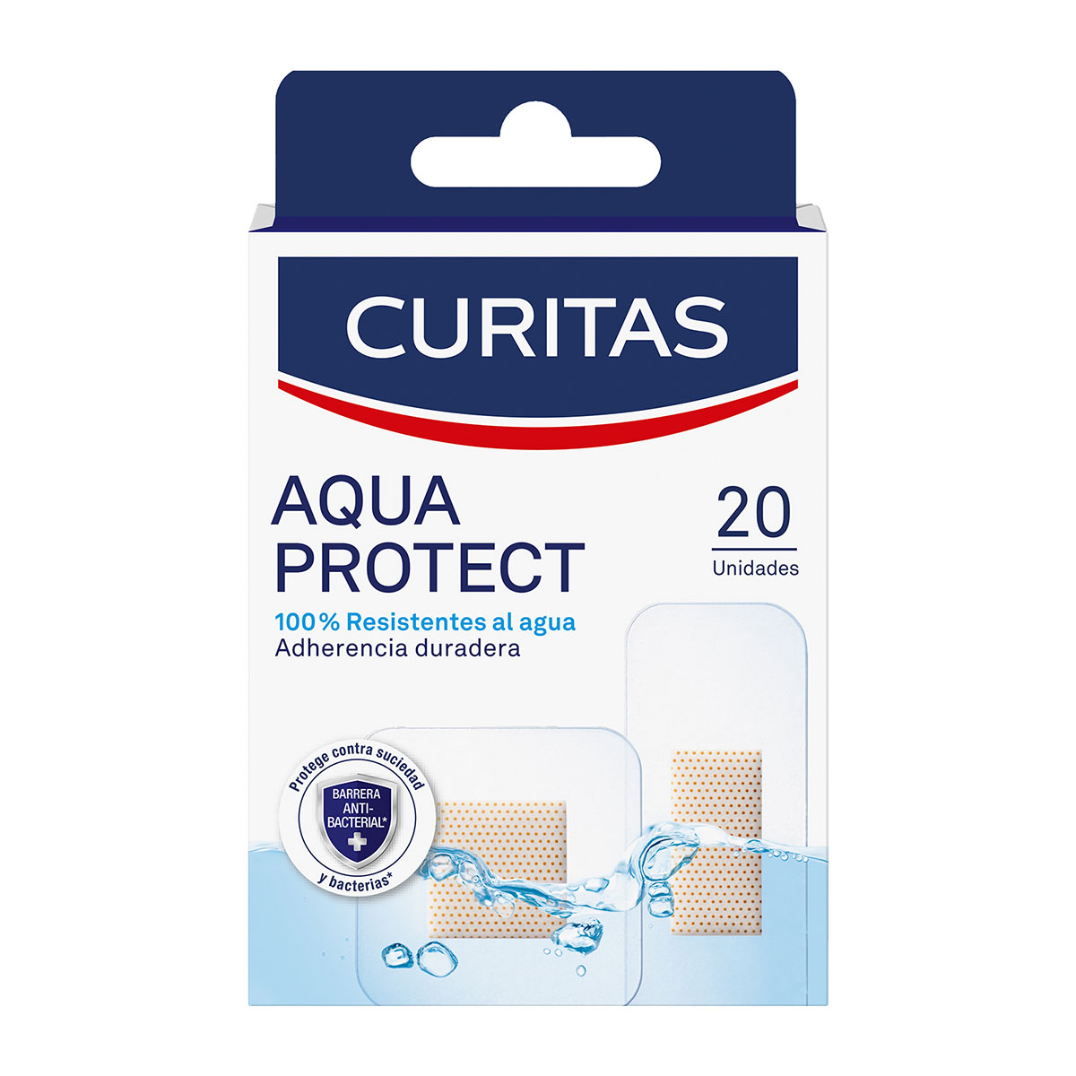 CURITAS AQUA PROT RESIS AGUA 20PZA