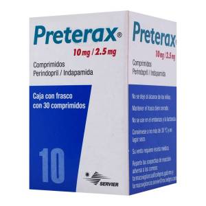 PRETERAX 10/2.5MG 30 CPR PRETERAX 10/2.5MG 30 CPR