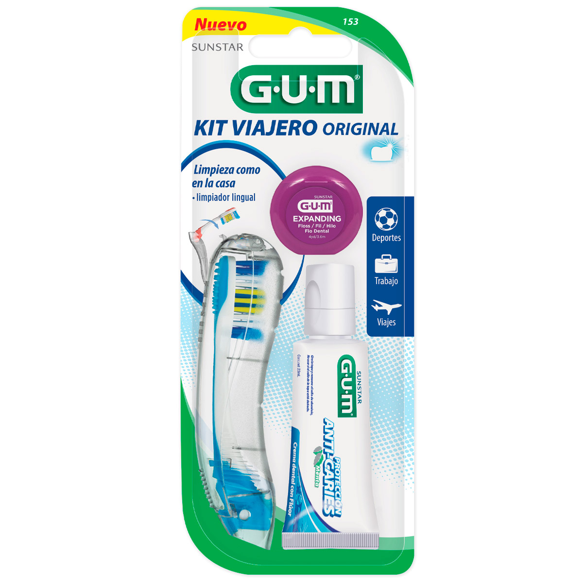 KIT DE VIAJE GUM 3PZAS