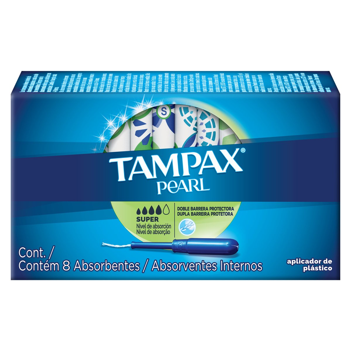 TAMPONES TAMPAX PEARL SUPER C/8