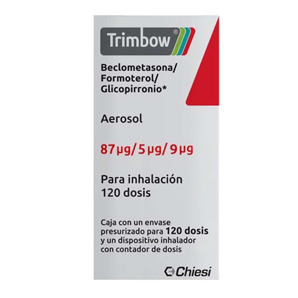 TRIMBOW 100/6/12.5 INH AER 120DOS