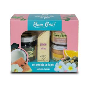 SET BAM BOO CUIDADO PIEL 4 PZAS SET BAM BOO CUIDADO PIEL 4 PZAS