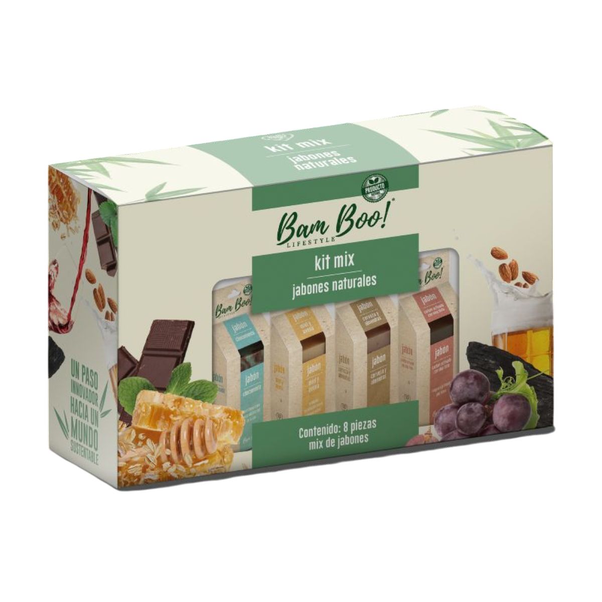 KIT MIX JBN NATURAL BAM BOO 8 PZSN