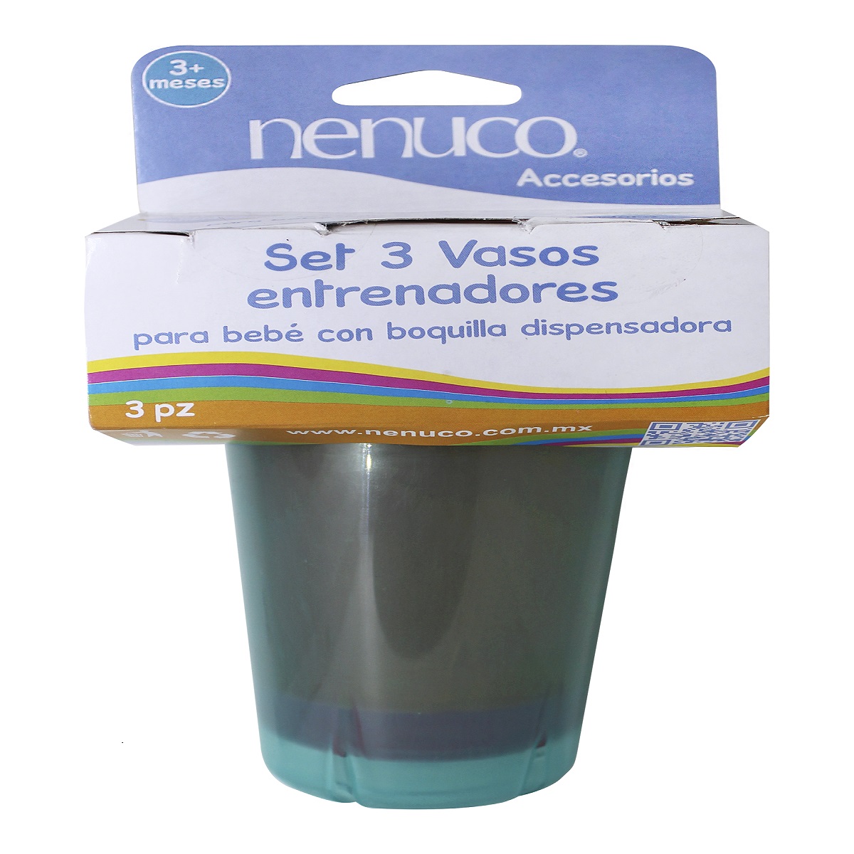 SET VASO ENTRENADOR NENUCO C/3PZS