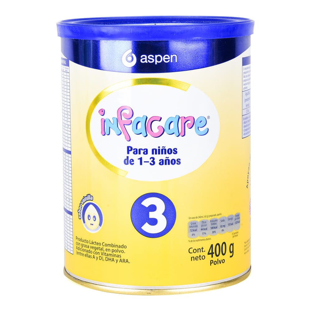 INFACARE 3 LACT 1-3 ANOS PVO 400G