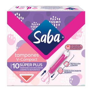 TAMPONES SABA COMPAC SUPEPLUS C/10 TAMPONES SABA COMPAC SUPEPLUS C/10