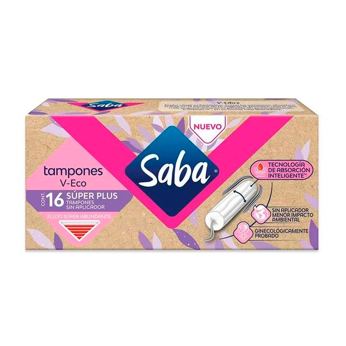 TAMPONES SABA V-ECO SUP PLUS C/16