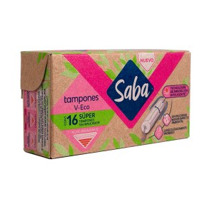 TAMPONES SABA V-ECO SUPER C/16 TAMPONES SABA V-ECO SUPER C/16