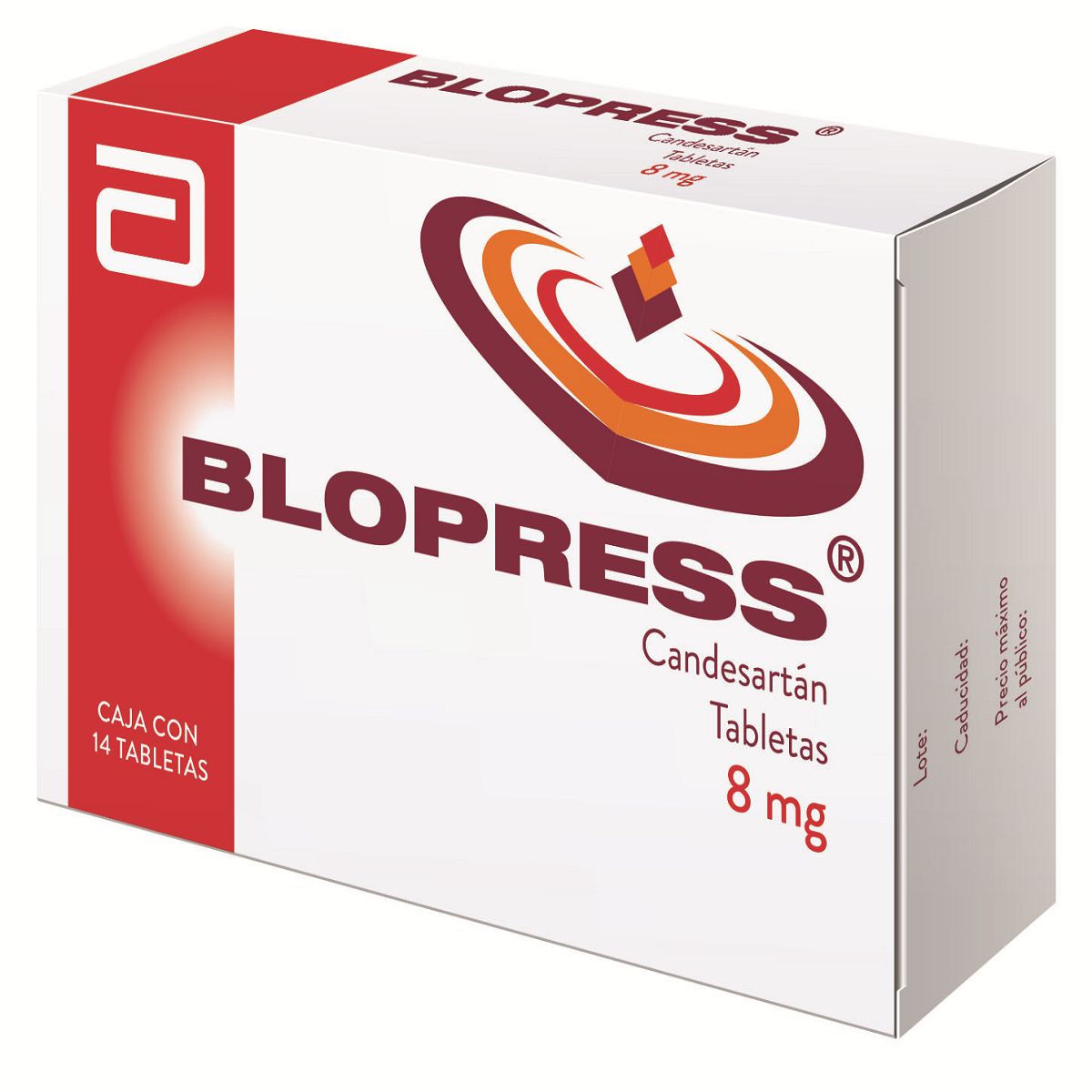 BLOPRESS 8 MG TAB 14