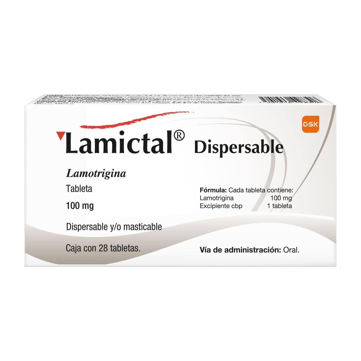 LAMICTAL 100MG DISPER TAB28  546