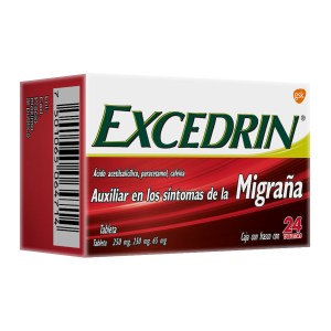 EXCEDRIN 250/250/65MG MIGRANA 24TAB EXCEDRIN 250/250/65MG MIGRANA 24TAB