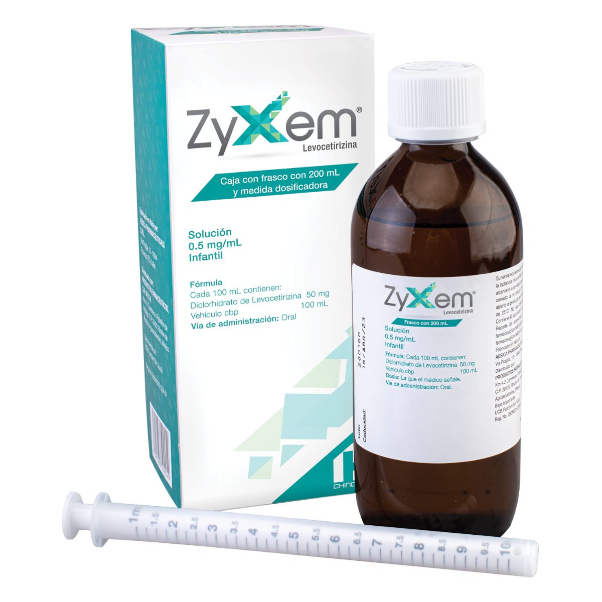 ZYXEM 0.5 MG/ML INF FCO 200 ML