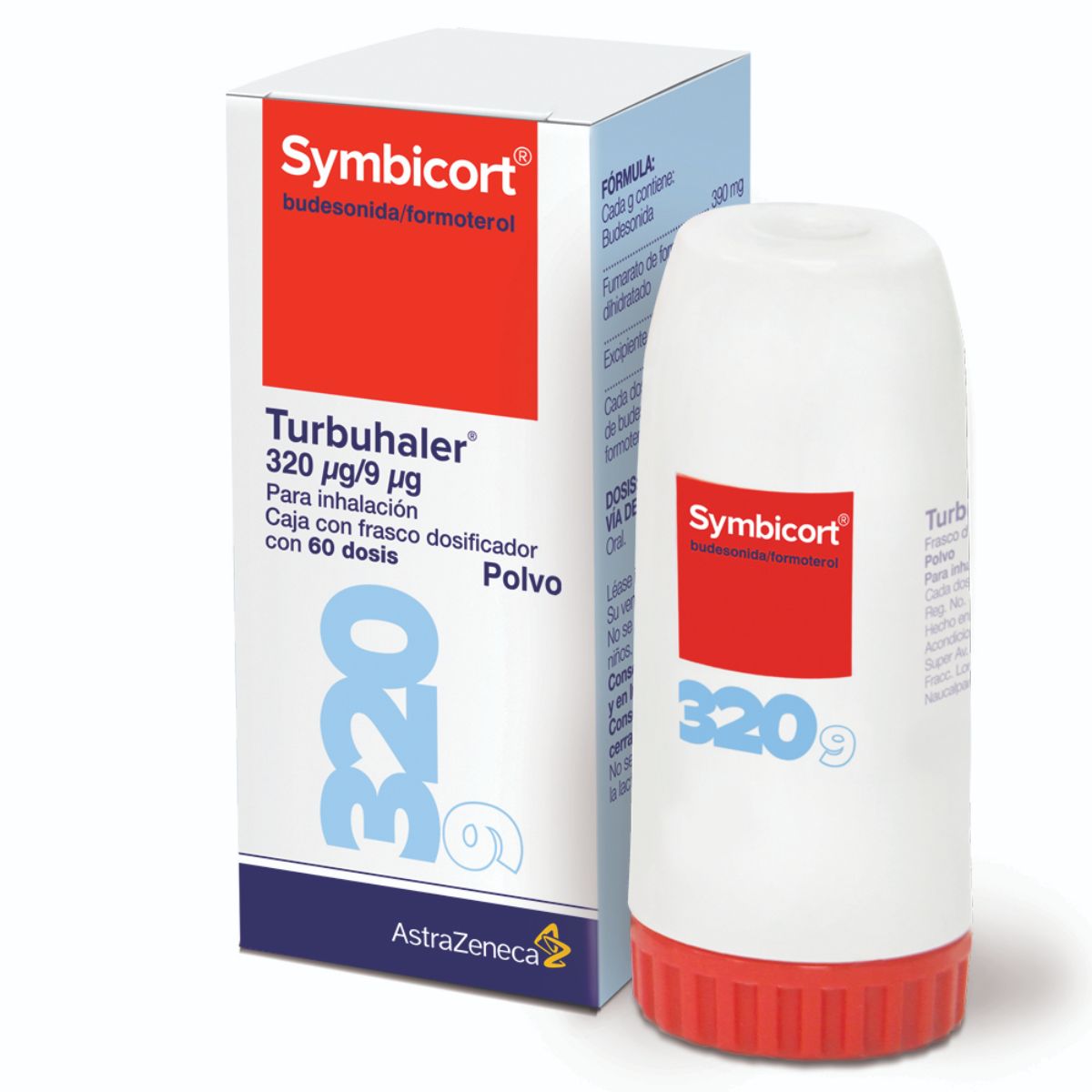 SYMBICORT 320/9MCG PVO 60DOSIS