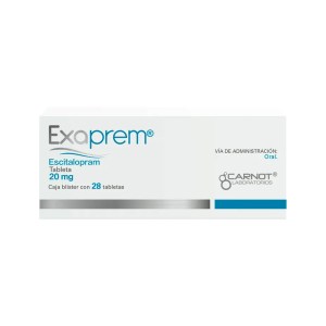 EXAPREM 20 MG X 28 TABLETAS EXAPREM 20 MG X 28 TABLETAS