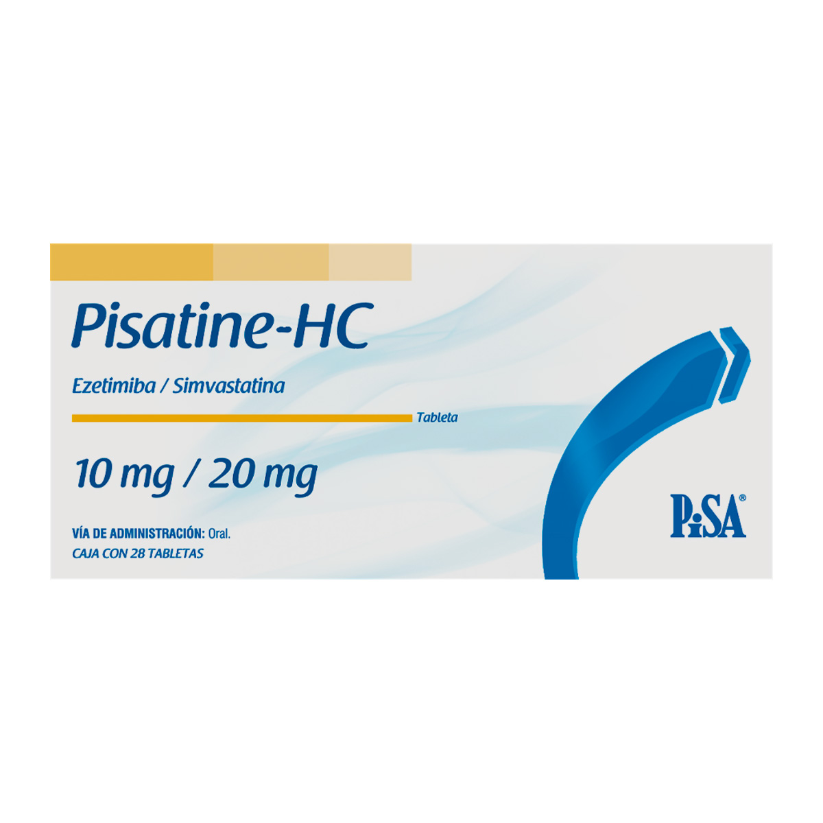PISATINE HC 10/20 MG TAB 28