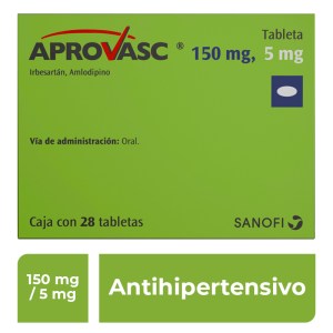 APROVASC 150/5 MG 28 TAB APROVASC 150/5 MG 28 TAB