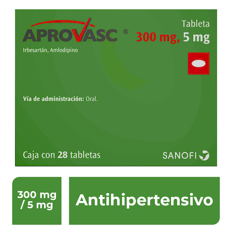 APROVASC 300/5 MG 28 TAB