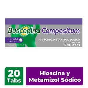 BUSCAPINA COMP 10/250 MG 20 TAB BUSCAPINA COMP 10/250 MG 20 TAB