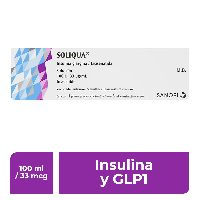 SOLIQUA 100U 33MCG S INY 3ML PLUM